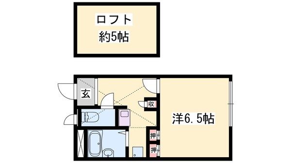 アベニュー高町の物件間取画像